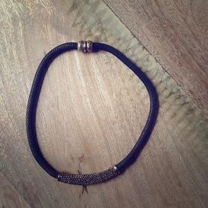 VIntage Cabot Bronze Gold Magnetic Choker Necklace